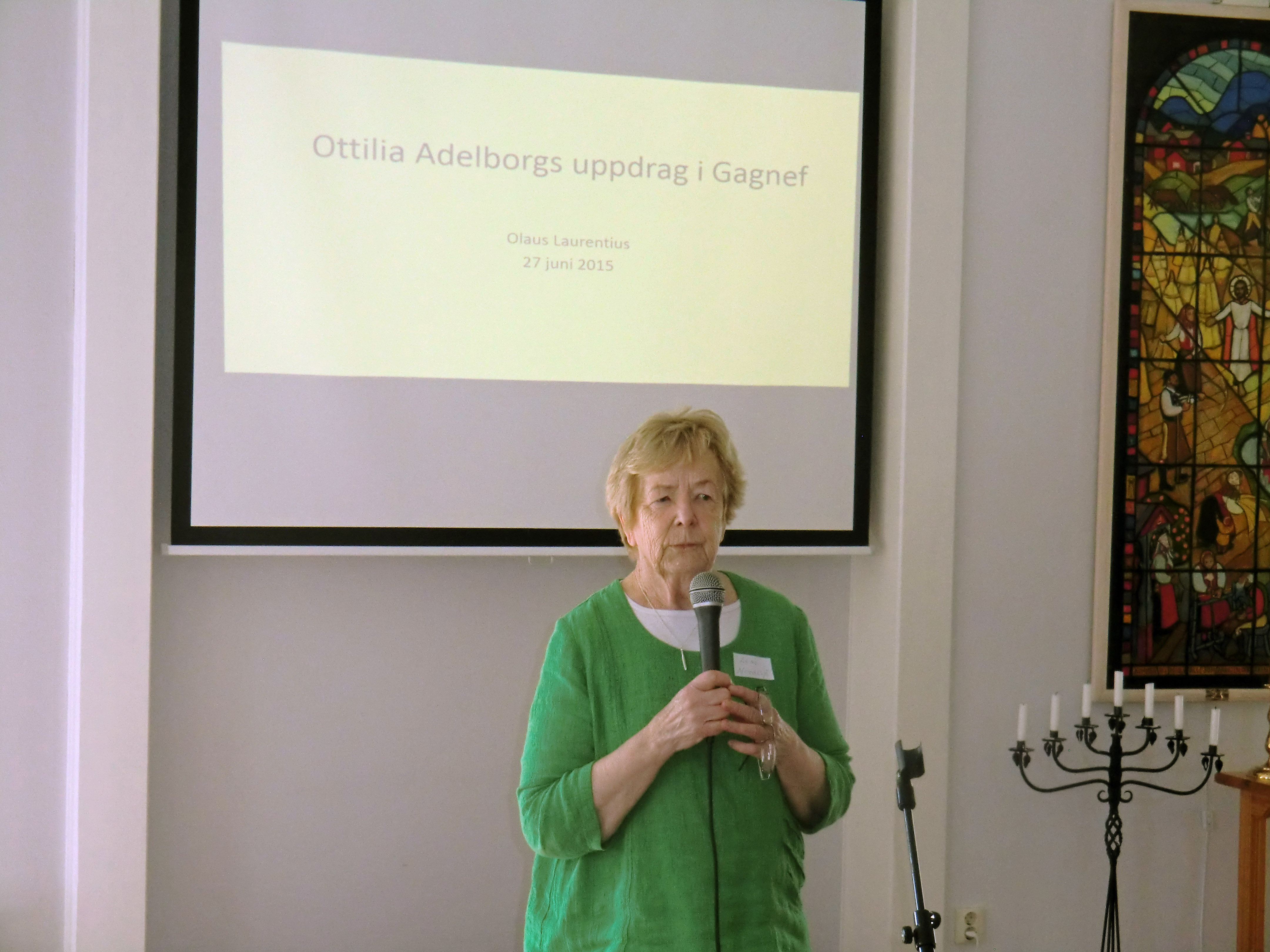 Lena Nordesjö berä:ttar om Ottilia Adelborg